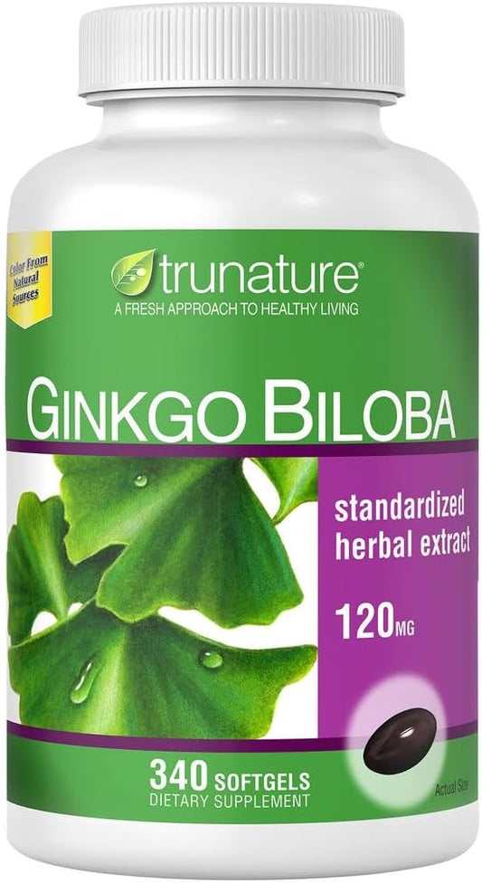 Gingko Biobla 120 mg 340 Softgels Pack of 1