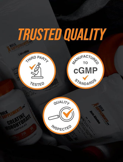 BulkSupplements.com Glucosamine Sulfate Capsules - Glucosamine Supplement, for Joint Support - Glucosamine Sulfate 1000mg, Gluten Free, 1 Capsule per Serving, 240 Capsules (Pack of 1)