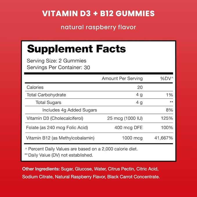 NutraChamps Vitamin B12 Gummies and Elderberry Gummies Bundle