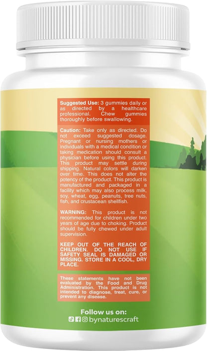 Omega DHA Gummies for Kids - Fatty Acids Omega 3 6 9 with Vitamin C for Brain, Immunity & Vision - Nutritional DHA for Kids for Healthy Nervous System & Focus Support - Fish Free & Vegan - 180 Chews