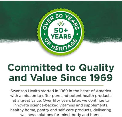 Swanson Nature's Blend Folic Acid 1000 mcg 100 Tablets