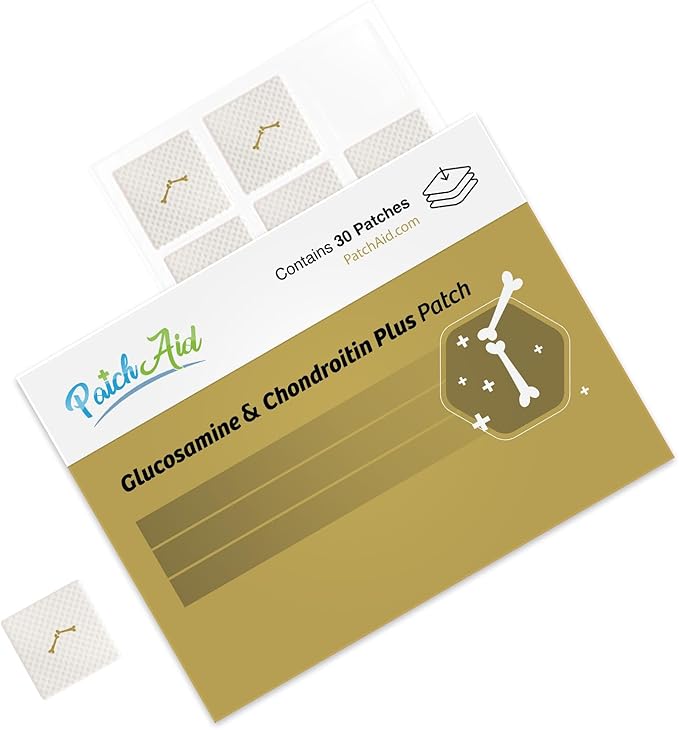 Glucosamine and Chondroitin Topical Patch by PatchAid 30-Day Supply