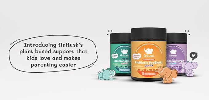 Tummy Buddy Kids Probiotic Gummies - 3 in 1 Probiotics for Kids + Prebiotic & Postbiotic - Prebiotics & Probiotics for Digestive Health & Immune Support – Vegan, Gluten and Allergen Free