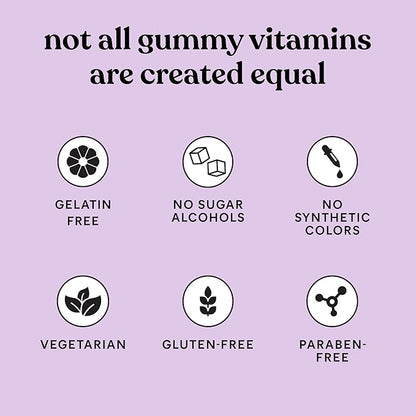 Lemme Debloat - Digestive & Gut Health Gummies with 2 Clinically Studied Probiotics & Prebiotic, Vegetarian, Gluten Free, Non GMO, BlackBerry Flavor (60 Count) (Pack of 2)
