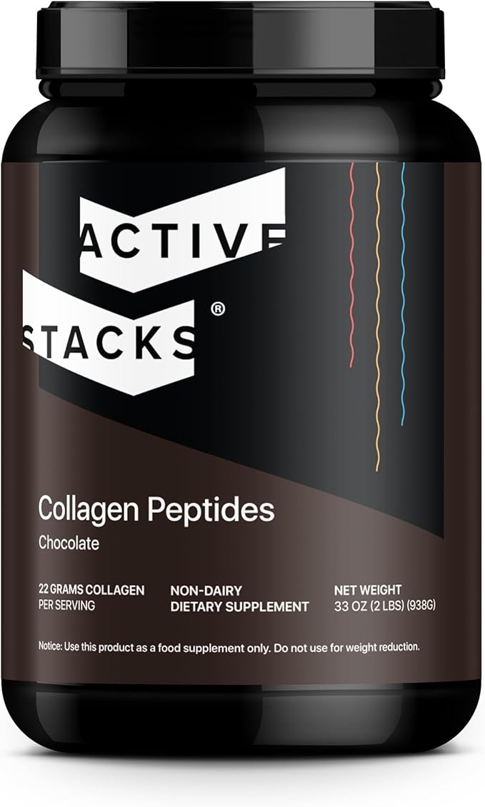 Collagen Peptides Protein Powder, Chocolate - Supports Healthy Hair, Skin, Bones and Joints for Men and Women - Easy-to-Mix Type 1 & 3 Hydrolyzed Collagen from Grass-Fed Beef, 2 Pound