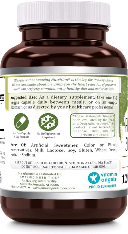 Probiotic 50 Billion with 10 Probiotics Strains Supplement | Veggie Capsules | Non-GMO | Gluten-Free | Made in USA (120 Count, 1 Pack)