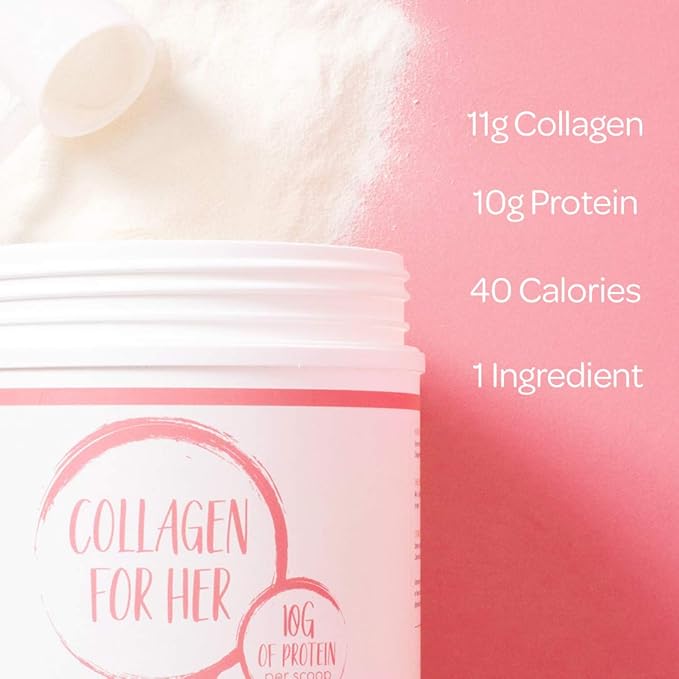 Unflavored Collagen Peptides Powder - Hydrolyzed Collagen Protein Supplement for Women | Vital for Hair, Skin, Nails, Gut Support, Paleo, Keto (41 Servings)