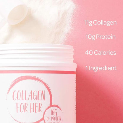 Unflavored Collagen Peptides Powder - Hydrolyzed Collagen Protein Supplement for Women | Vital for Hair, Skin, Nails, Gut Support, Paleo, Keto (41 Servings)