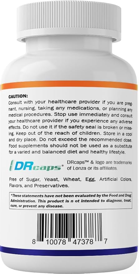 Vitamatic Lactobacillus Gasseri - 12 Billion per DR Capsule - 60 Count - Digestive Support - Made with Prebiotic Inulin Fiber