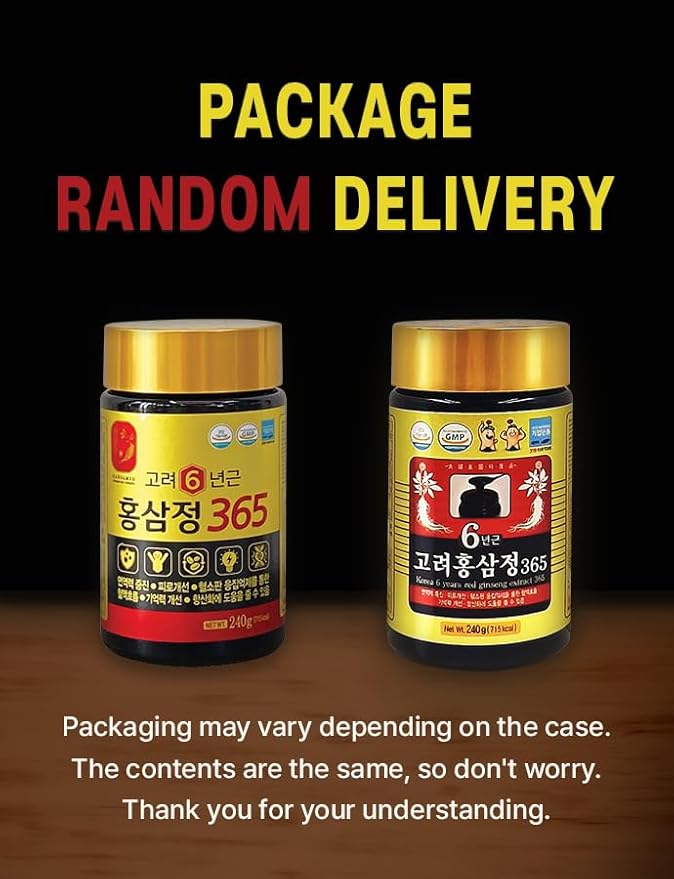 [960g / 34oz] HongSamJeong Korean 6 Years Red Ginseng Gold Extract 240g (8.5oz) X 4ea