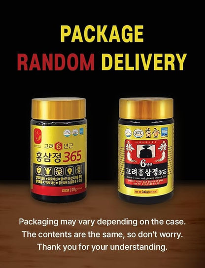 [960g / 34oz] HongSamJeong Korean 6 Years Red Ginseng Gold Extract 240g (8.5oz) X 4ea