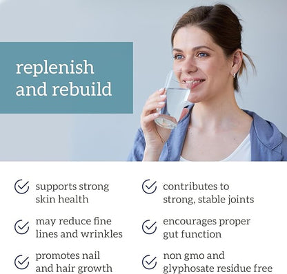 Organifi Collagen Powder - Fuller Hair, Stronger Nails, and Radiant Skin - Replenish and Rebuild Your Body - Gluten-Free, Dairy-Free, and Soy-Free Hydrolyzed Multi Collagen Peptides, 30 Servings