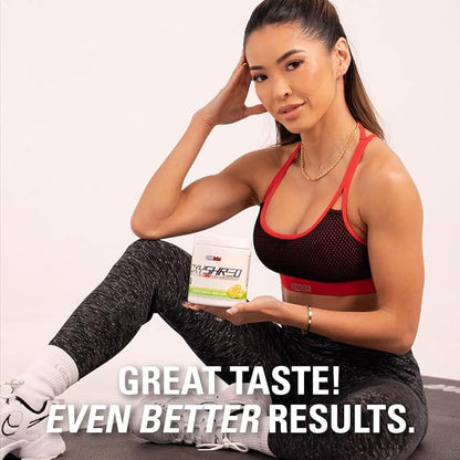 EHP Labs OxyShred Non Stimulant Pre Workout Powder - Stim Free Pre Workout, Caffeine Free Preworkout for Men & Women with L Glutamine & Acetyl L Carnitine - Honeydew Melon, 60 Servings