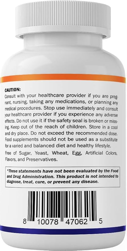 Vitamatic Folic Acid 5mg (5000 mcg) – 120 Vegetarian Tablets per Bottle | Pack of 2 (Total 240 Tablets) Vitamin B9 (Folate) | Supports Heart Health, Brain Function, and Prenatal Wellness