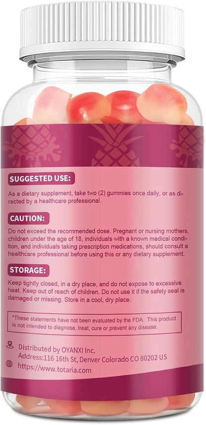 (Pack of 2 Premium Feminine Balance Gummies Sugar Free Multivitamin Gummies for Women 60 Count