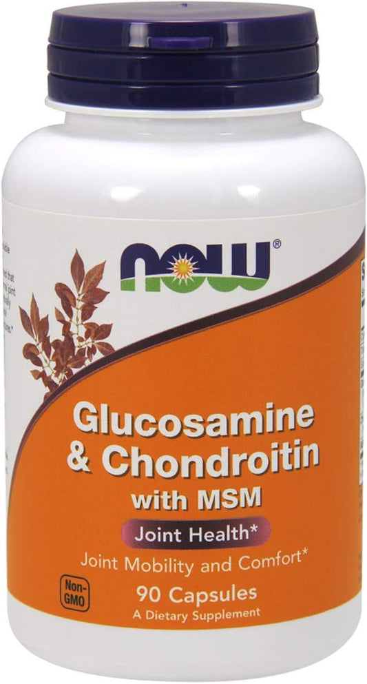 NOW Foods Glucosamine & Chondroitin with MSM, 90 Count