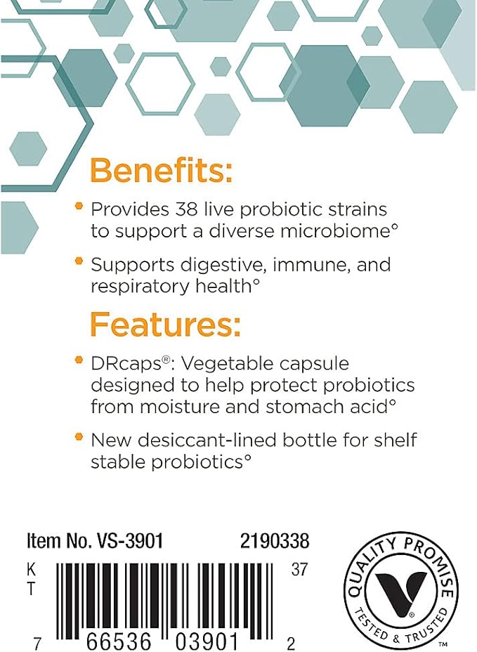 Probiotic - 75 Billion CFUs - Supports Digestive Health (30 Vegetable Capsules)