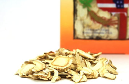 Hsu's American Ginseng Slices | Wisconsin-Grown Premium Sorted Slices | Medium Slices (126LL-4) | 4oz Box