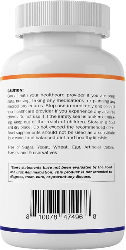 Vitamatic Taurine 2000mg Vegetarian Tablets, 180 Count, Non-GMO, Gluten Free