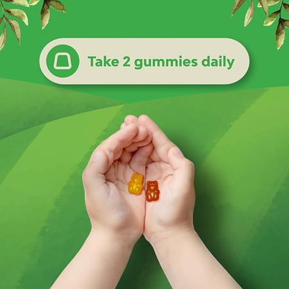 Bundle of Kids Calm Magnesium Gummies 90 count - Gummies for Nerve Bone and Muscle Health and Plant Based Kids Multivitamin Gummies 120 count - Multivitamin for Kids Immunity Support Gummies with Vita