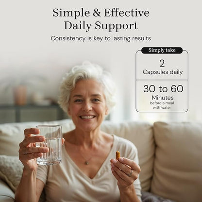 Turmeric Curcumin Supplement with Glucosamine, Chondroitin & MSM – Joint Support for Mobility, Flexibility & Comfort – Active Lifestyle Formula – 60 Capsules