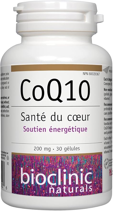 Bioclinic Naturals CoQ10 200 mg 30 gels
