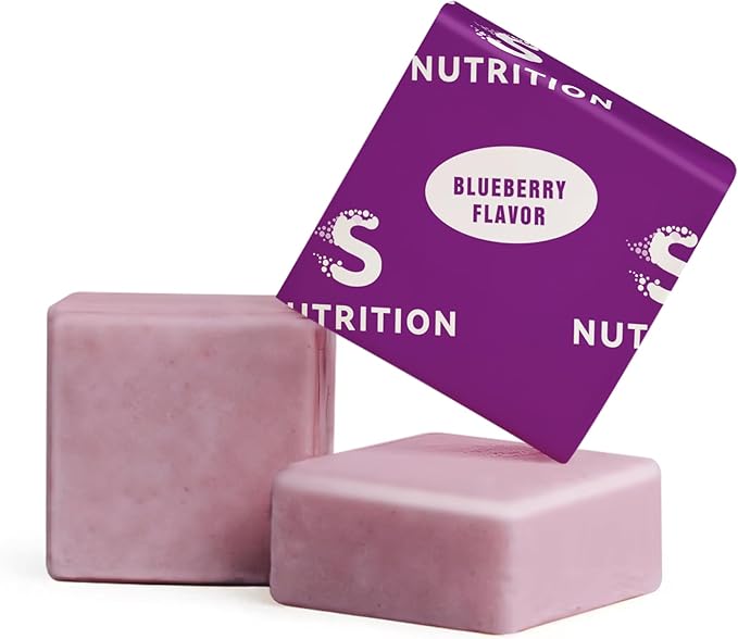 Iron Soft Chews Supplement with Vitamin C | Blueberry Flavored | Gluten Free | Iron Supplement for Women Men and Kids | 60 Count | 2 Month Supply