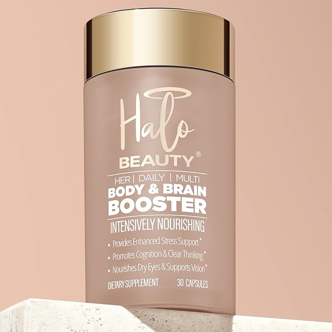 Her Daily Multi - 30 Capsule Vegan Women's Multivitamin for Energy, Mental Clarity & Wellness - Body & Brain Booster with B6, D3 & Zinc