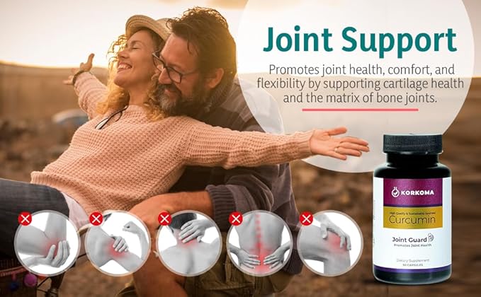 Curcumin Joint Guard - Dietary Supplement with Turmeric Extract, Promotes Joint Health, 90 Capsules