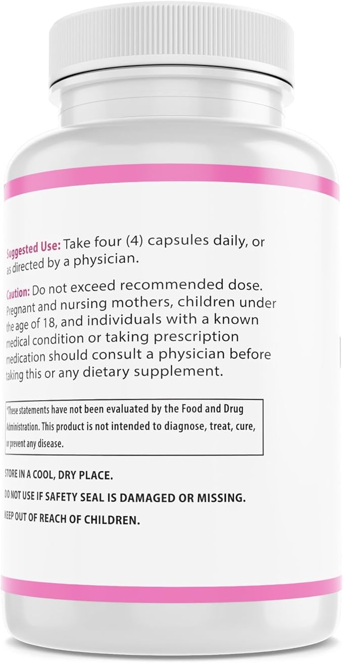 Myo& D-Chiro Inositol Supplement, with Folate and Vitamin D, 40 to 1 Ratio, Includes DHEA, Helps in Hormone Balance, Ovarian Function, 2050mg per Serving, 120 Capsules