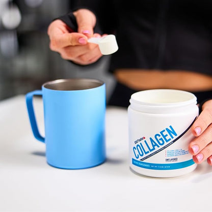 Sculpt Nation by V Shred Collagen Peptides Powder - Types I, II, and III Collagen Plus Hyaluronic Acid to Support Healthy Hair, Nails, Skin, Bones, and Joint Health - Unflavored, 30 Day Supply