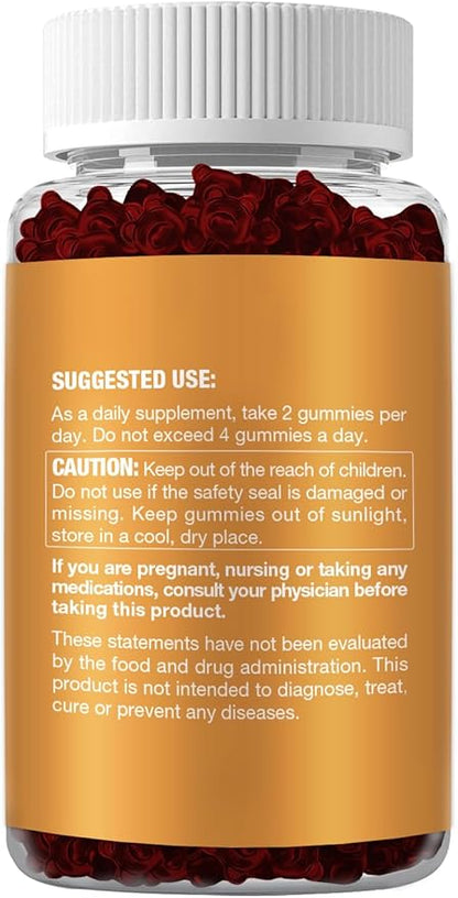 Quercetin with Bromelain, Zinc & Vitamin C - Cardiovascular,Aging Support Chewable Vitamins -Vegan - Pure Quercetin for Kids and Adults - Non-GMO 60 Count