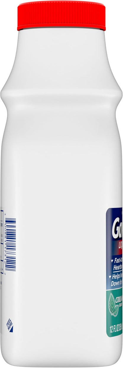 Gaviscon Extra Strength Cool Mint Liquid Antacid For Fast-Acting Heartburn Relief, 12 Ounces