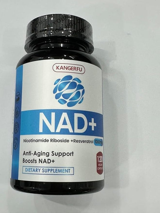 NAD Supplement, Liposomal NAD+ Supplement with Resveratrol, Nicotinamide Riboside Resveratrol 1000mg,NAD Plus,Anti-Aging Support,–120 Capsules