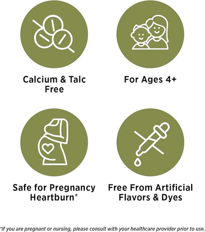 Matys Acid & Indigestion Relief Gummies, Safe Antacid for Occasional Acid Reflux & Heartburn in Adults & Kids 4 Years Old +, Low Sugar, Gluten Free, Vegan Gummy Made with Apple Cider Vinegar, 40 count