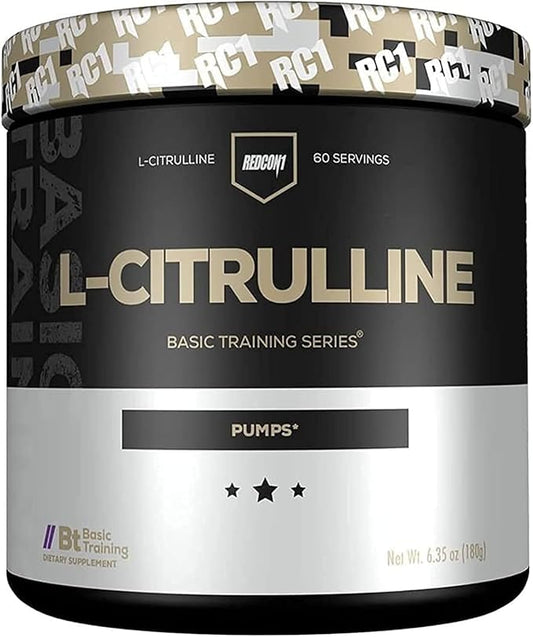 REDCON1 L-Citrulline Pump Formula - Keto Friendly & Gluten Free Nitric Oxide Boosting Supplement - Muscle Pump Supplement with L-Citrulline Powder (60 Servings)