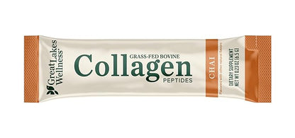 Great Lakes Wellness Collagen Peptides Powder for Skin, Hair, Nails, Joints & Digestion - Variety Flavors - Quick Dissolve Hydrolyzed, Non-GMO, Kosher - 20 Sticks