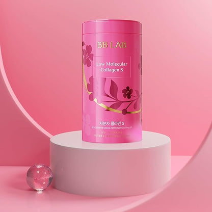 BB LAB Powder Collagen, SF3X-7 Intensive Series, Made in Korea, 30 Sticks (Low Molecular Collagen S), Pink