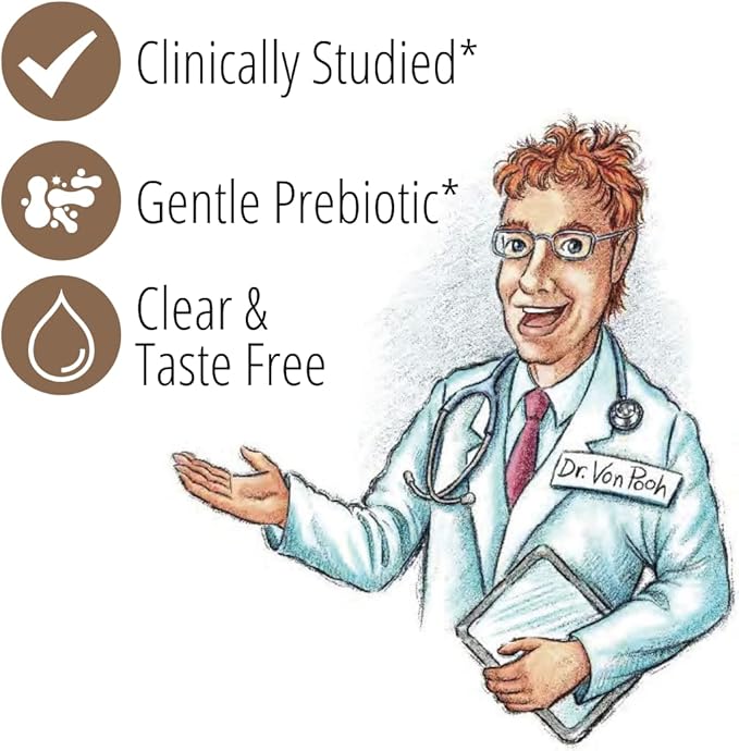 Dr. Poo All-Natural Prebiotic Fiber Supplement | Fiber for the Whole Family | Gentle and Simple Ingredients to Improve Gut Health | Gluten Free, Vegan,Tasteless, Non-GMO, Low-FODMAP (30 Servings)