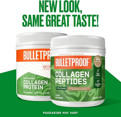 Bulletproof Duo Kit | Collagen Peptides Protein Powder for Skin, Bones and Joints — 18g Protein, 17.6 Oz & InnerFuel Prebiotic Fiber Powder for Gut, Gas Relief, Digestive Health and Immune Support