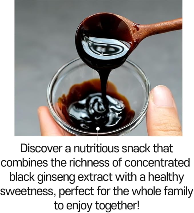 Korean Panax Black Ginseng Candy Real Sugar Free (200g X 2 Bags (400g)) - NO Corn Syrup. Smooth, Breath Refresher, Healthy Candy, Best Taste and Sugar Free, Energy Candy