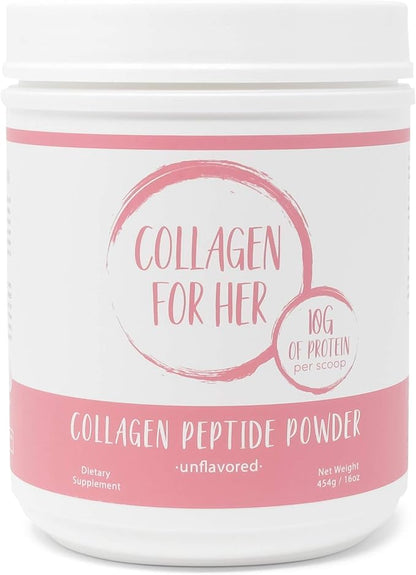 Unflavored Collagen Peptides Powder - Hydrolyzed Collagen Protein Supplement for Women | Vital for Hair, Skin, Nails, Gut Support, Paleo, Keto (41 Servings)