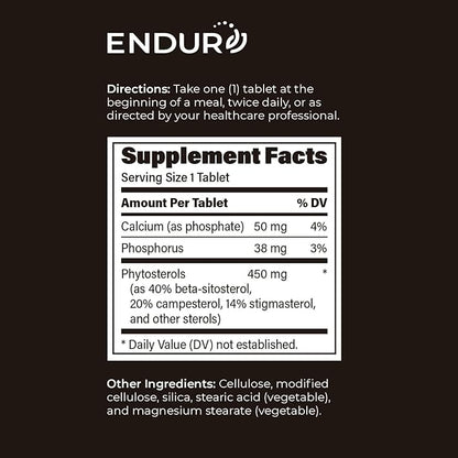 Phytosterols, Immediate Release, Plant Sterols Supplement for Lowering Cholesterol, Beta Sitosterol Supplement, 450mg, 180 Tablets