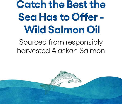 Omega Factors by Natural Factors, Wild Alaskan Salmon Oil, Supports Heart and Brain Health with Omega-3 DHA and EPA, 90 Softgels