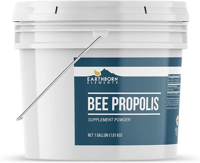 Earthborn Elements Bee Propolis, 1 Gallon Bucket, Pure & Natural, Bulk Size