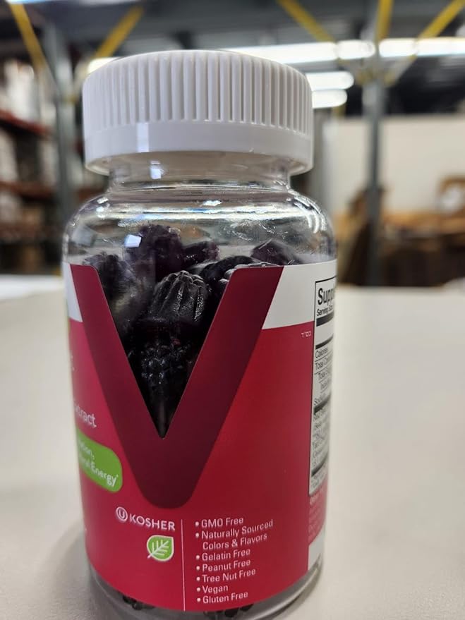 Viteey Beet Root Gummies 4000mg with Tart Cherry - for Healthy Blood Pressure Support - Vegan, Gelatin Free, Gluten Free - Tasty Chewable Berry Beet Flavored Gummy