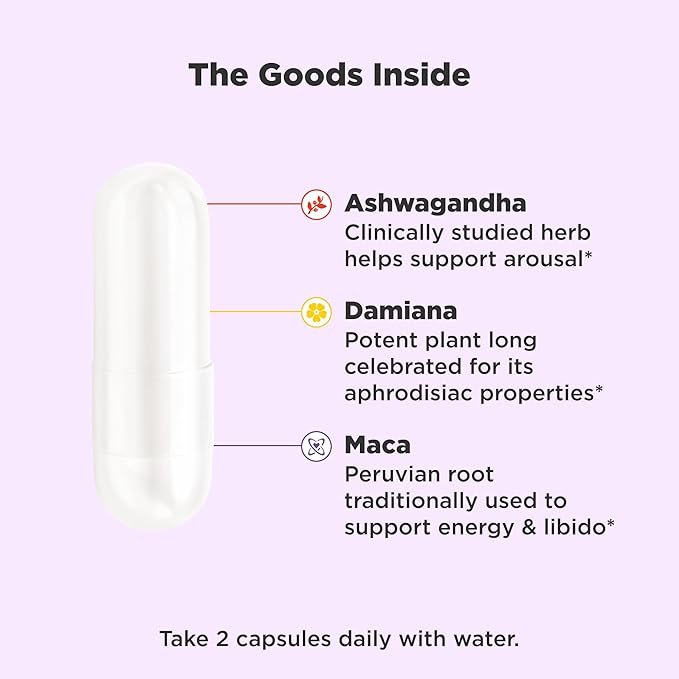 OLLY Lovin' Libido Capsules for Women, Boost Desire, Maca & Damiana, 20 Day Supply + Muscle Recovery Sleep Gummies, Melatonin, Tart Cherry, 20 Day Supply