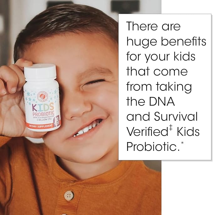 Silver Fern Brand Kids Ultimate Probiotic - 2 Bottles - 30 Chewable Tablets Each - Sugar & Gluten Free - Children's Dietary Supplement - DNA & Survivability Verified - Digestive & Immune Support