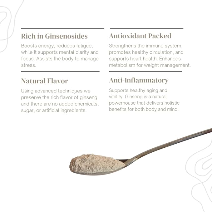 Gumiho Ginseng Powder- Korean Panax Ginseng & Yam 250g (8.8oz)