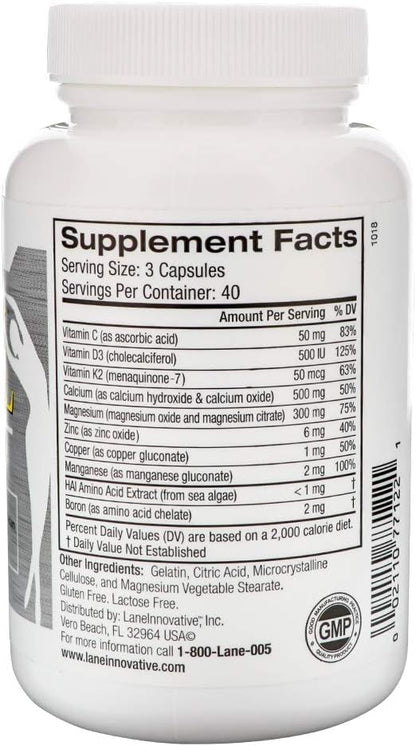 Lane Innovative - AdvaCAL Ultra 1000, Bone Building Calcium, Including Vitamin D3 and Magnesium, Easy Absorption (40 Servings)